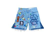 Load image into Gallery viewer, Signature patch flare Jorts