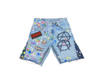 Load image into Gallery viewer, Signature patch flare Jorts