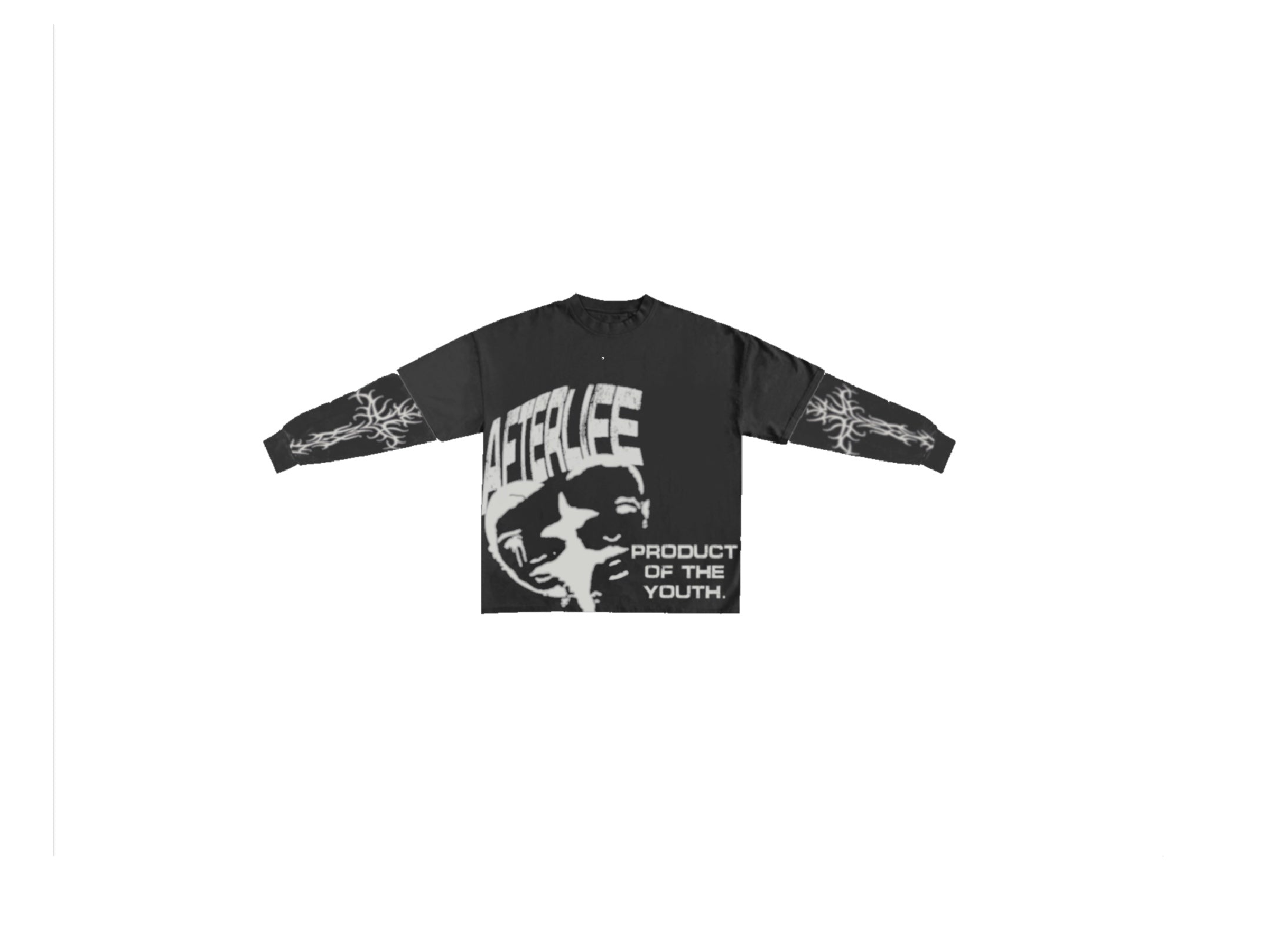 “PRODUCT OF THE YOUTH” LONG SLEEVE GREY