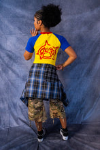 Load image into Gallery viewer, "COLOUR" 3 WAY FEMALE CROPPED TEE
